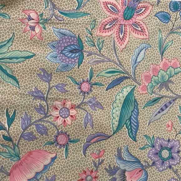 Vintage Set of 2 – Royale Janaco’s No Iron Luxury Queen Floral Print Pillowcases - Picture 4 of 6